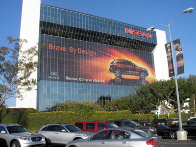 Nissan Building Graphics